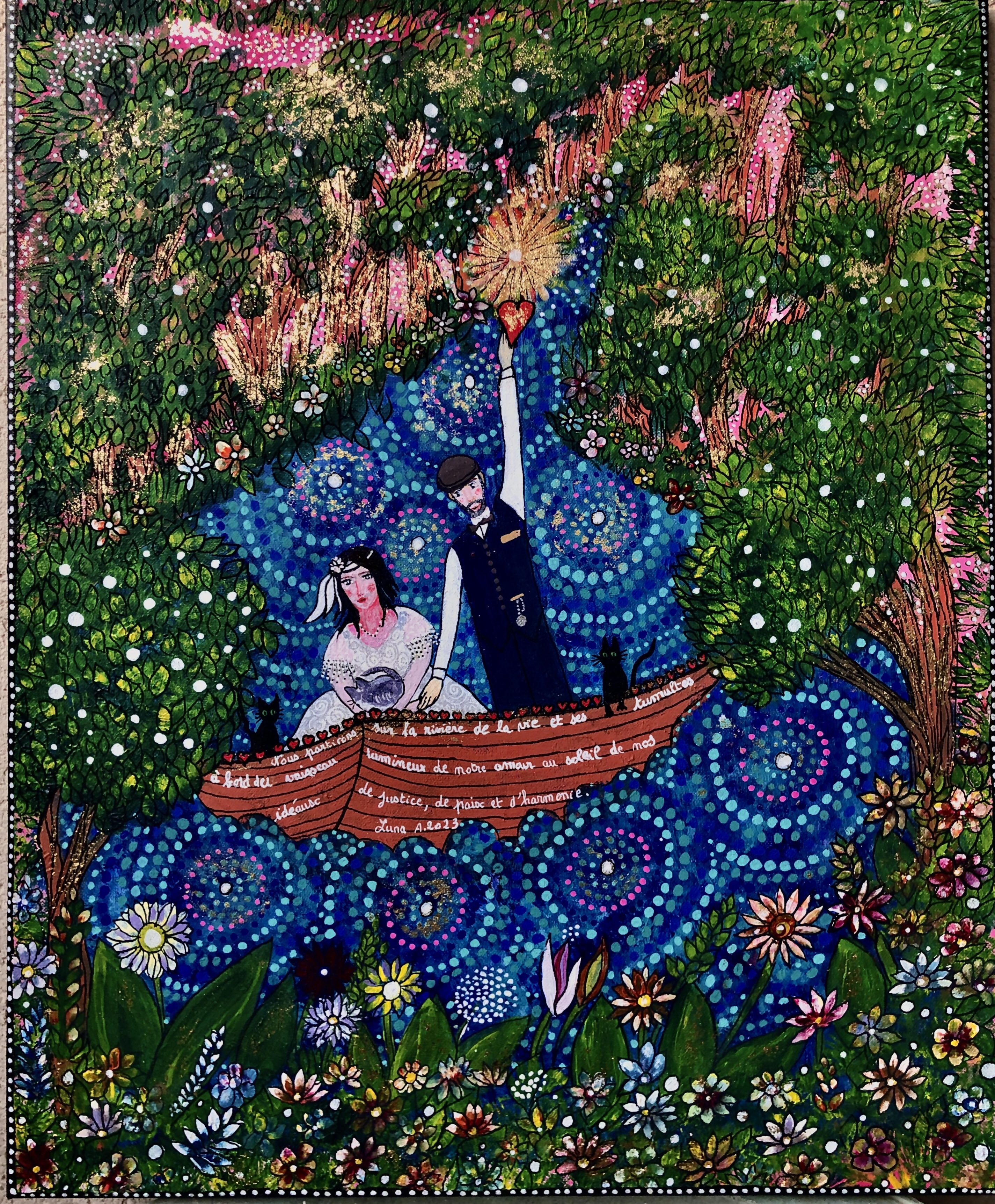 acrylique sur toile de Magali Aumignon